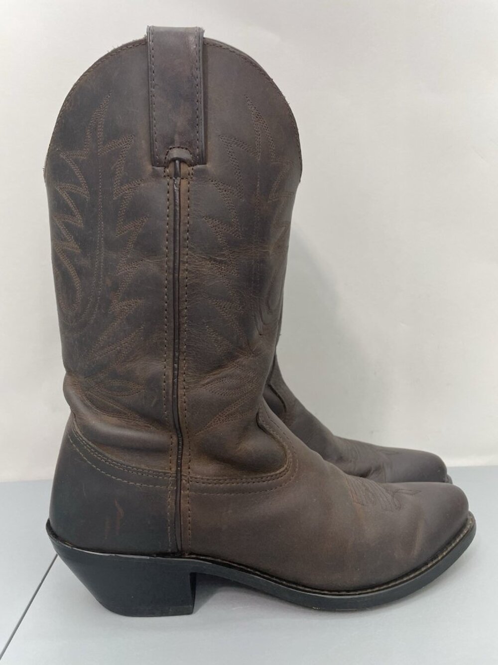 Durango Cowgirl Boots Western Cowboy Ranch Leather Distressed Brown Womens 9